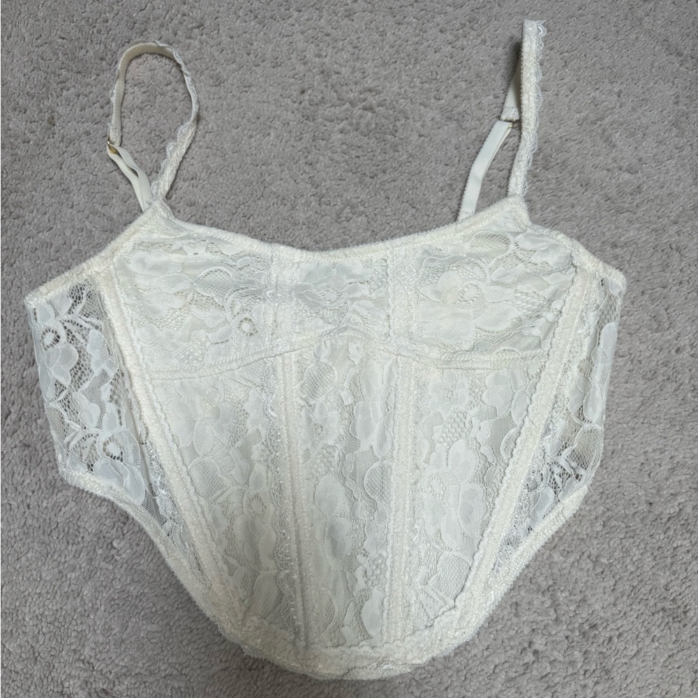 Urban Outfitters Corset-Style Lace Top